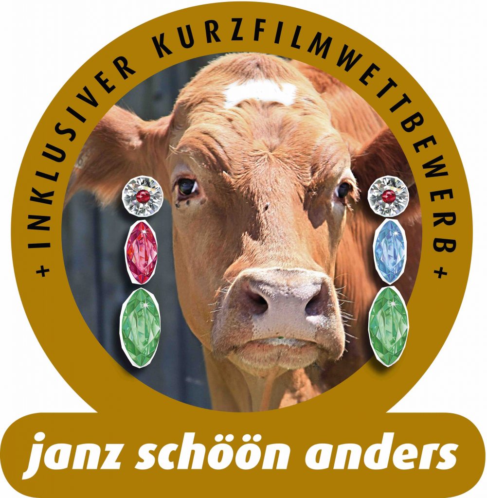 Logo des inklusiven Kurzfilmwettbewerbs "janz schöön anders"